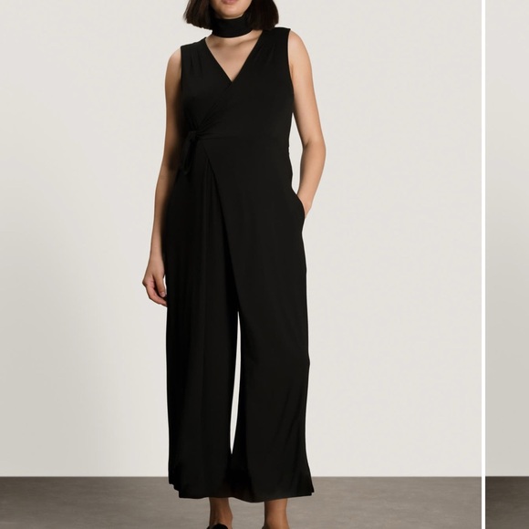 Nom maternity black Francesca Jumpsuit - Picture 1 of 5